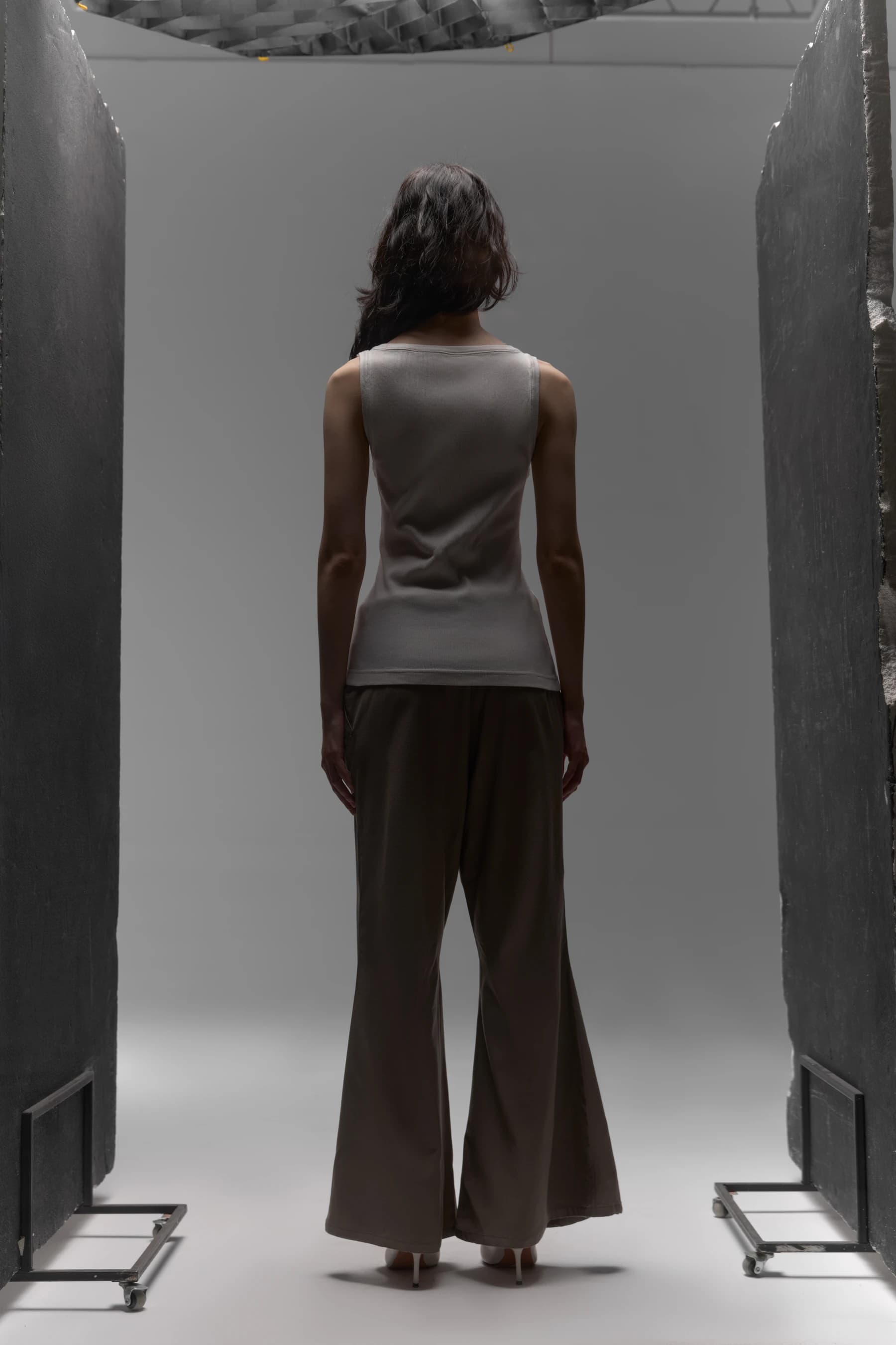 Брюки Wide-Leg оливковые 3
